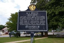 B.F. White historical marker