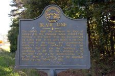 Blair Line historical marker