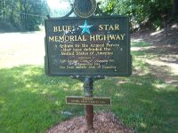 Blue Star Memorial Highway historical marker (Forsyth County)