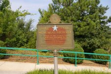 Blue Star Memorial Highway historical marker (Gordon County)