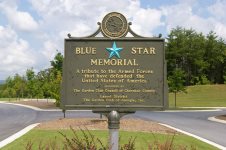 Blue Star Memorial historical marker (Cherokee County)
