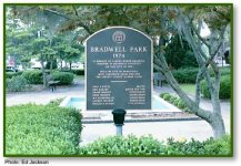 Bradwell Park historical marker