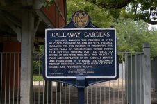 Callaway Gardens (Side 1) historical marker