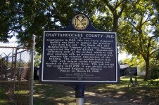 Chattahoochee County Jail historical marker