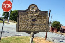 City Mills historical marker