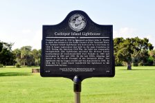Cockspur Island Lighthouse historical marker