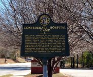 Confederate Hospital Camp historical marker