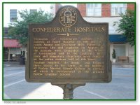 Confederate Hospitals historical marker