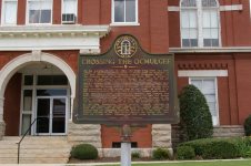 Crossing the Ocmulgee historical marker