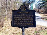 Dames Ferry historical marker