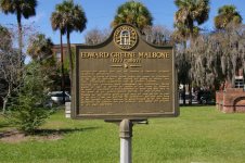 Edward Greene Malbone historical marker