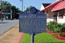 First Presbyterian Church historical marker