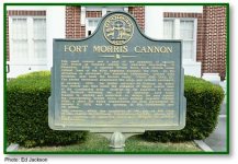 Fort Morris Cannon historical marker