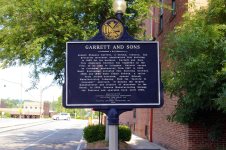 Garrett and Sons historical marker