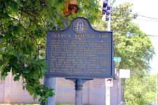 Geary's Refused Line historical marker
