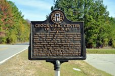 Geographic Center of Georgia historical marker