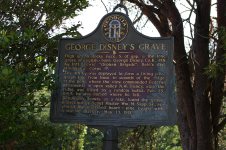 George Disney's Grave historical marker