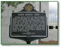 George Michael Troup historical marker