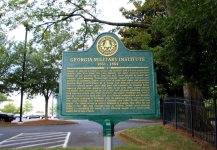Georgia Military Institute historical marker