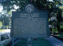 Georgia's First School of Medicine historical marker