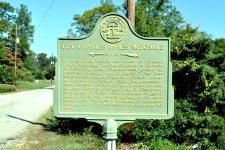 Gov. Charles James McDonald historical marker