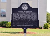 Governor John Houston historical marker