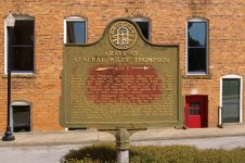 Grave of General Wiley Thompson historical marker