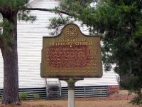 Grooverville Methodist Church historical marker