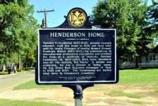 Henderson Home historical marker