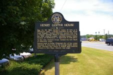 Henry Lester House historical marker