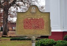 Hephzibah Methodist Church historical marker