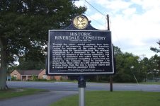 Historic Riverdale Cemetery (Side 2) historical marker