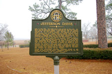 Jefferson Davis historical marker