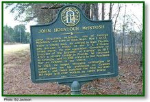 John Houstoun McIntosh historical marker