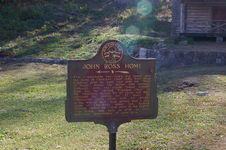 John Ross Home historical marker