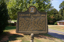 LaGrange College-1831 historical marker
