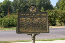 LaGrange College-1831 historical marker