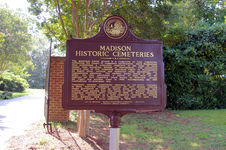 Madison Historic Cemeteries historical marker