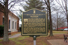 Madison historical marker