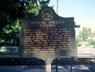 Medical College Building historical marker