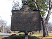 Milledgeville State Hospital historical marker