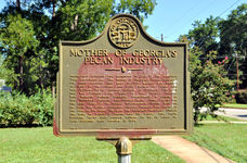 Mother of Georgia's Pecan Industry historical marker