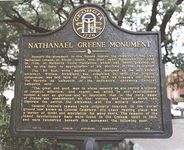 Nathanael Greene Monument historical marker