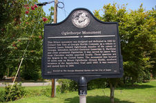 Oglethorpe Monument historical marker
