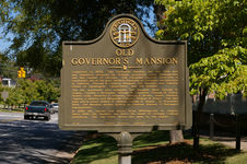 Old Governor's Mansion historical marker