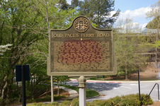 Old Pace's Ferry Road historical marker