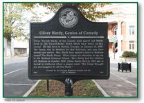 Oliver Hardy, Genius of Comedy historical marker