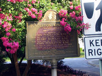 Pendleton King Park (Sand Hills) historical marker