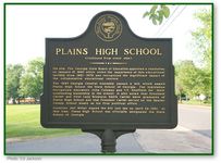 Plains High School (Side 2) historical marker