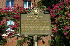 Polk County historical marker